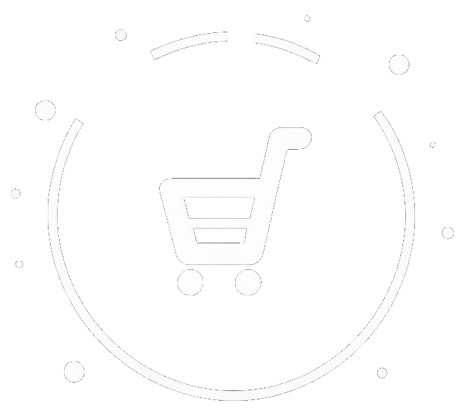 Thumbnail Logo for an ecommerce. Shopping Cart within a Circle