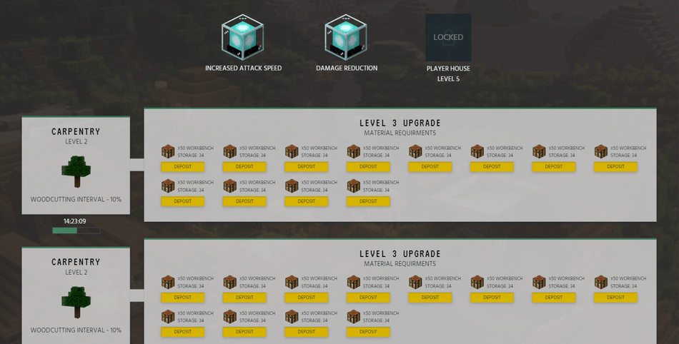 design snapshot of the housing skill