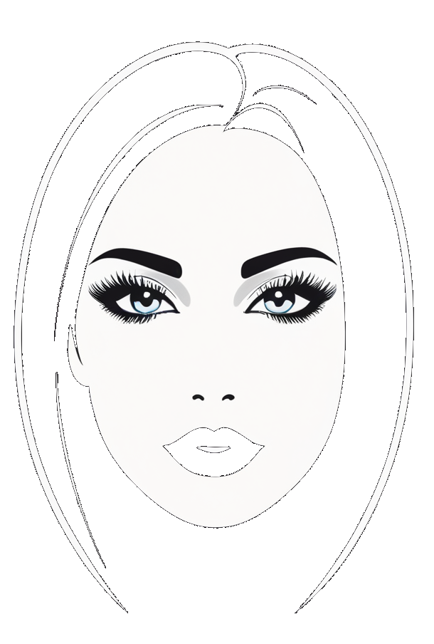 Thumbnail Logo for Pout & Sparkle Project. Displays a womans face with makeup